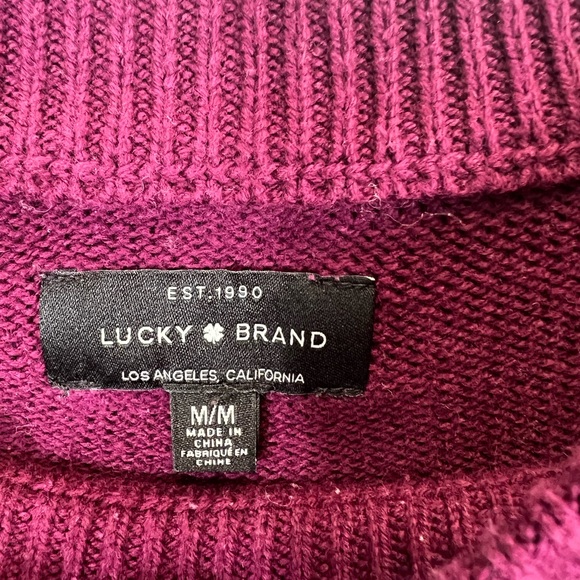 Lucky Brand Sweater Medium - Picture 2 of 5